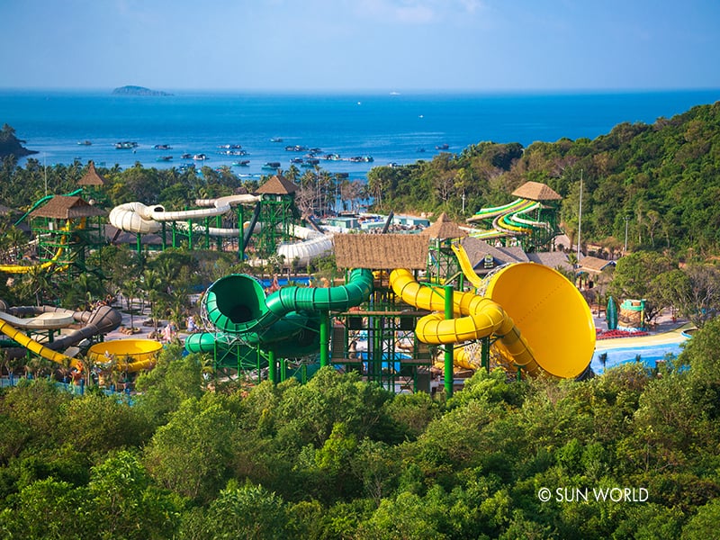 Aquatopia Water Park at Hon Thom Nature Park - Aboriginal forgotten island