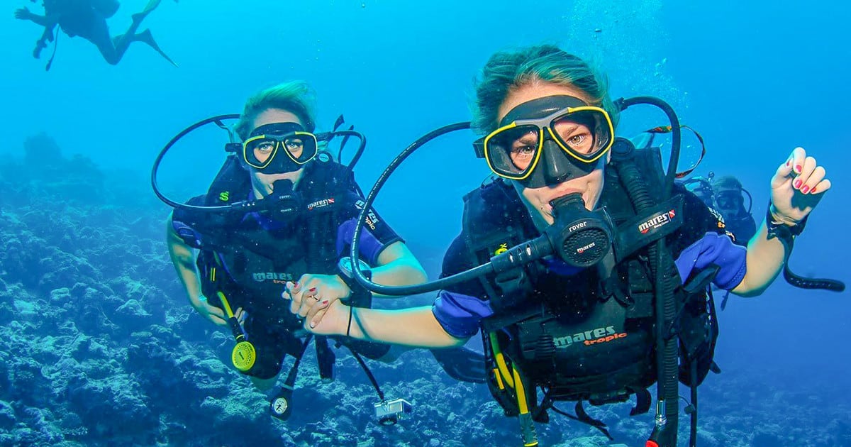 Scuba diving