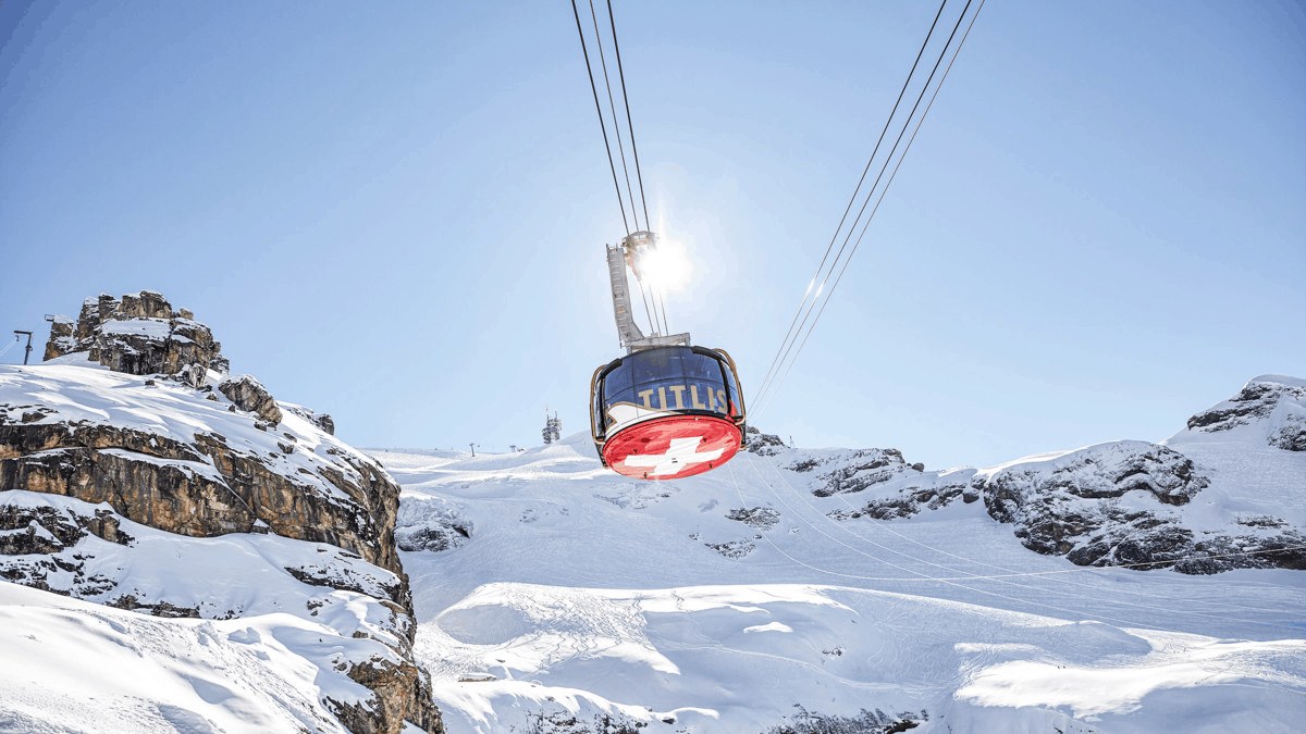 The Titlis Rotair cable car route opens a snow-covered fairy tale (collectibles)