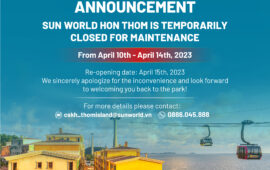 [ANNOUCEMENT] SUN WORLD HON THOM IS TEMPORARILY CLOSED FOR MAINTENANCE