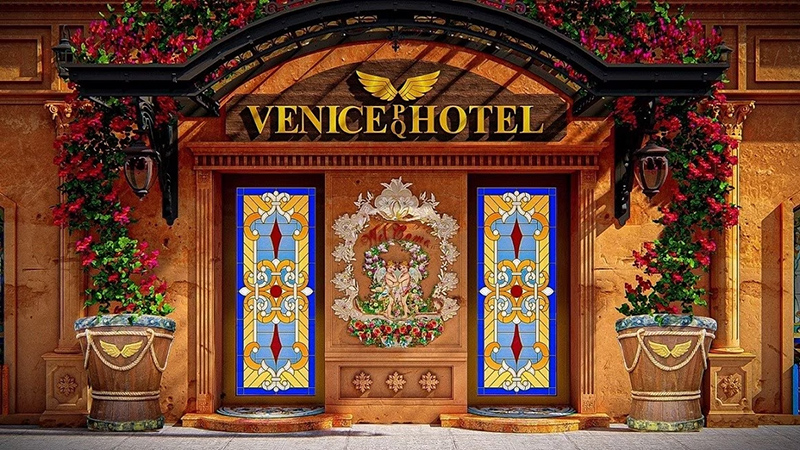 Chi tiết Art Nouveau tại Venice Hotel Phú Quốc
