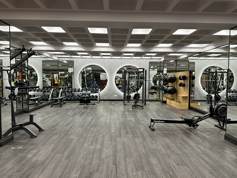 Phòng gym với các thiết bị hiện đại của SkyHill Phú Quốc